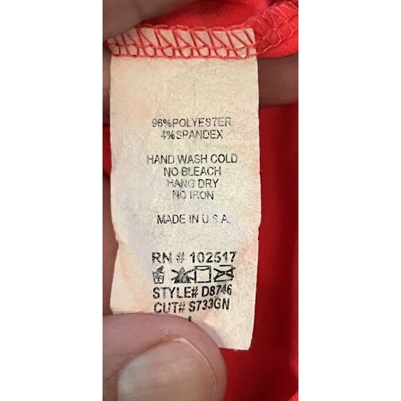 Soprano Women's Size Size M/L Firecracker Colorblock Knee Length Shift Dress - Picture 4 of 5